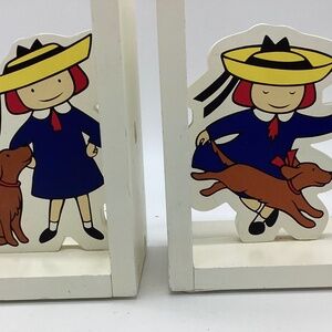 Vintage Madeline Bookends 2003 Wink Inc. Children’s Room Nursery Decor